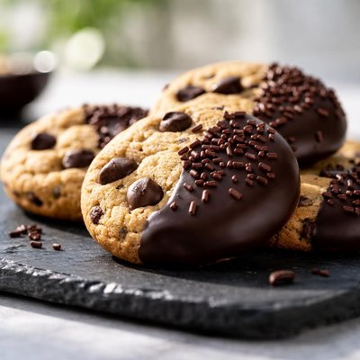 Dipped chocolate chip