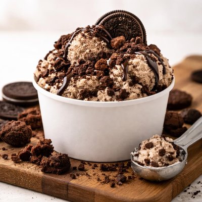 Dirt pie ice cream