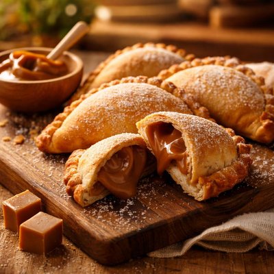 Dolce de leche empanada