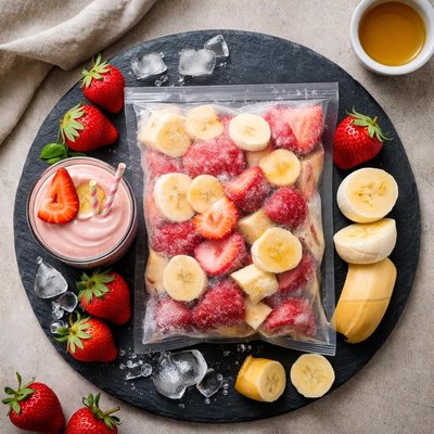 Dole strawberry banana smoothie mix