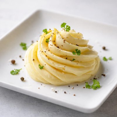 Dollop of resuarant cream butter