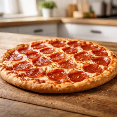 Dominos new york style pepperoni pizza medium