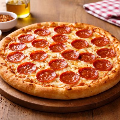 Dominos pepperoni pizza