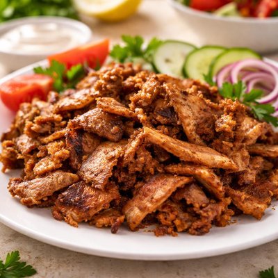 Doner kebab meat