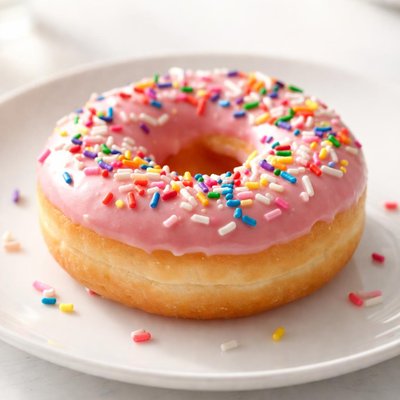 Donut with sprinkles
