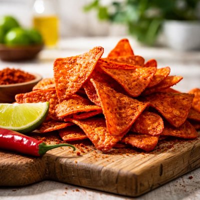 Doritos tortilla chips flamas