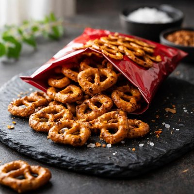 Dots pretzel mini bag
