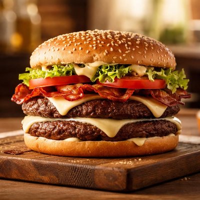 Double big tasty bacon