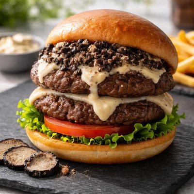 Double black truffle shackburger