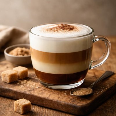 Double cappuccino medium sugar