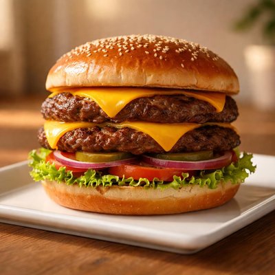 Double cheesburger