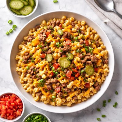 Double cheese burger mac