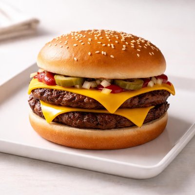 Double cheese burger mcdonalds