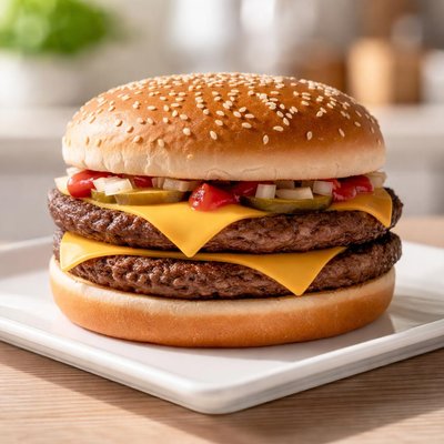 Double cheeseburger mcdonalds