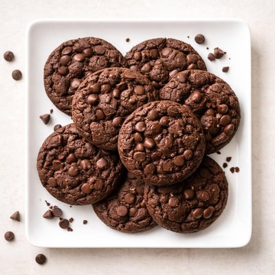 Double chocolate cookies