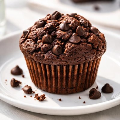 Double chocolate muffin