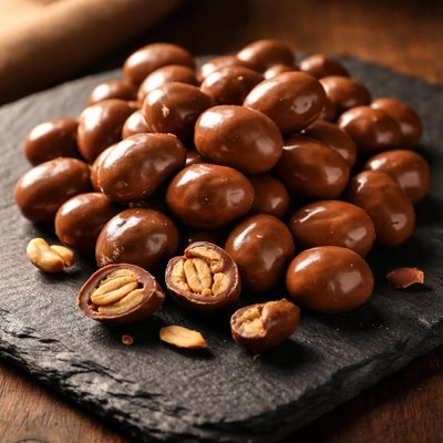 Double dip chocolate peanuts