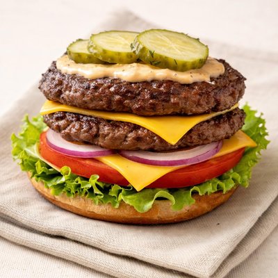 Double double no bun