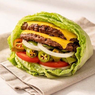 Double double protein style with chilis