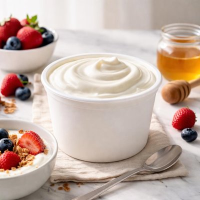 Double greek full cream yogurt