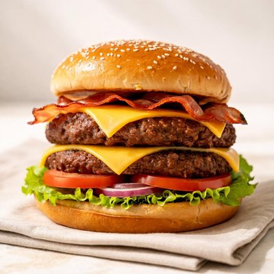 Double meat junior burger