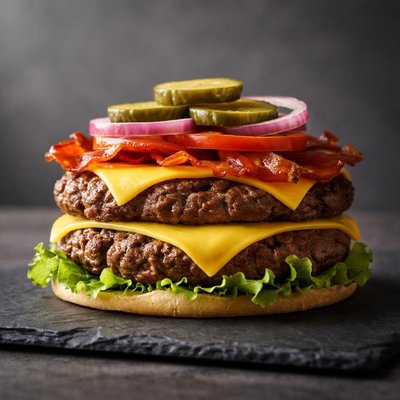 Double quarter pounder no bun