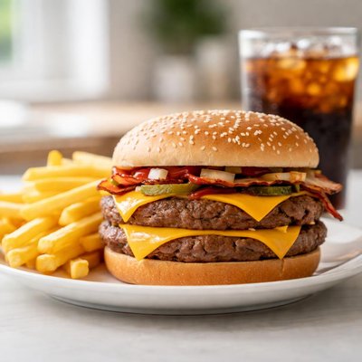 Double quater pounder combo