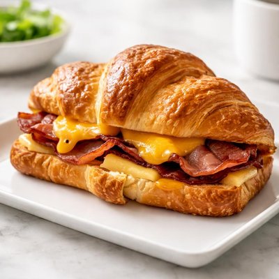 Double smoked bacon and cheese starbucks