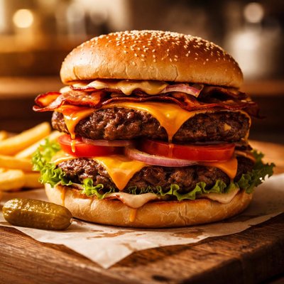 Double tavern burger