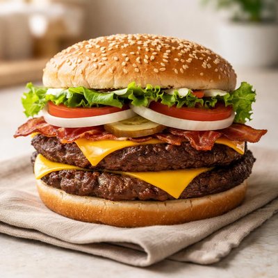 Double whooper cheese