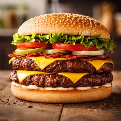 Double whopper patty