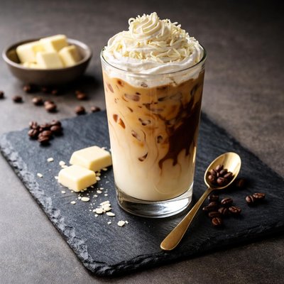 Doubleshot iced shaken espresso tall size white chocolate ekle