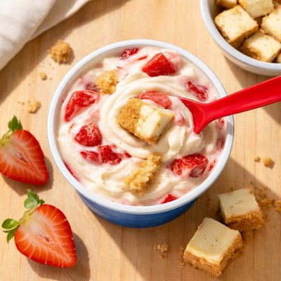 Dq strawberry cheesecake mini blizzard