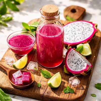 Dragon fruit syrup