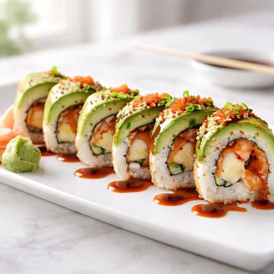 Dragon sushi roll