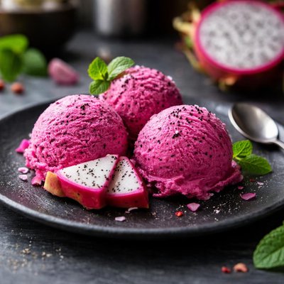 Dragonfruit icecream