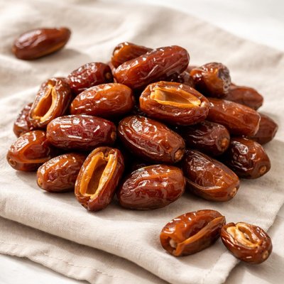 Dried and pitted dates