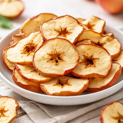 Dried apple slices
