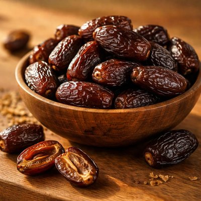 Dried delget noir dates