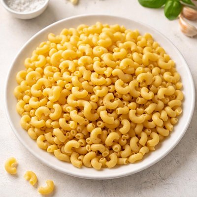 Dried elbow pasta