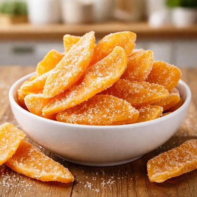 Dried mango with sugar