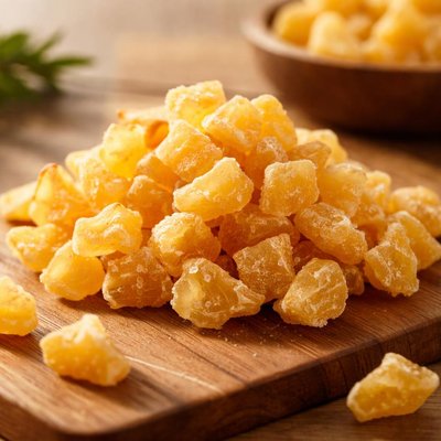Dried pineapple pieces