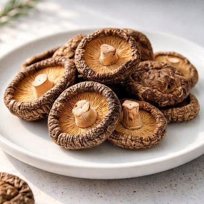 Dried shiitake mushrooms