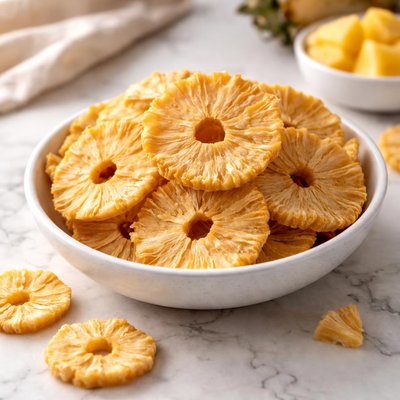 Dried sugar free pineapple