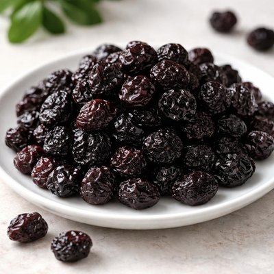 Dried unsweetened dark cherries