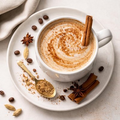 Drink me chai dirty chai latte