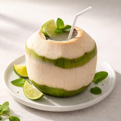Drinking coconut