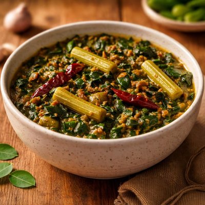 Drumstick leaves curry