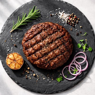 Dry-aged rindfleisch patty