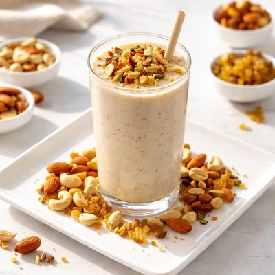 Dry fruits shake